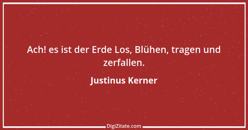 Zitat von Justinus Kerner 11