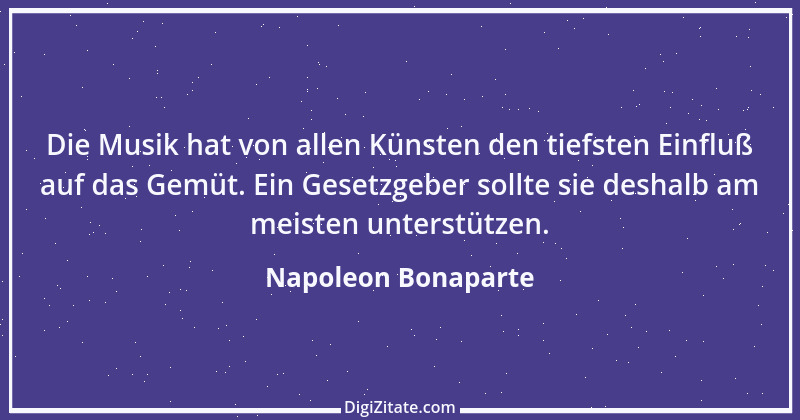 Zitat von Napoleon Bonaparte 152