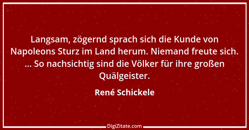 Zitat von René Schickele 3