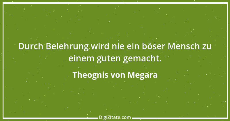 Zitat von Theognis von Megara 3