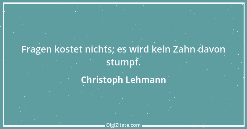 Zitat von Christoph Lehmann 1