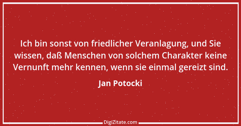 Zitat von Jan Potocki 2