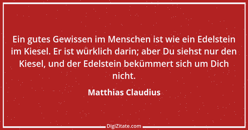 Zitat von Matthias Claudius 184