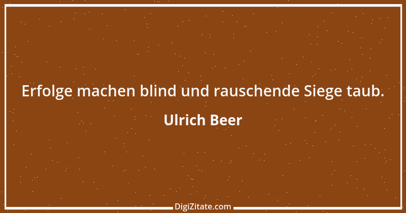 Zitat von Ulrich Beer 1