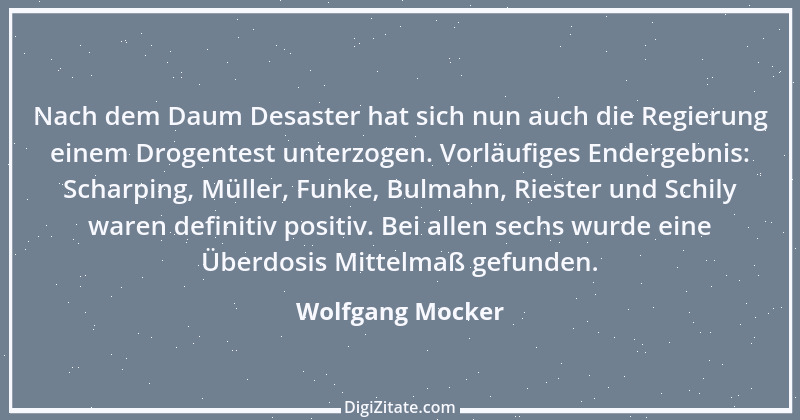 Zitat von Wolfgang Mocker 507