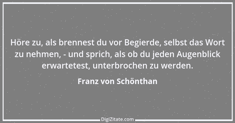 Zitat von Franz von Schönthan 9