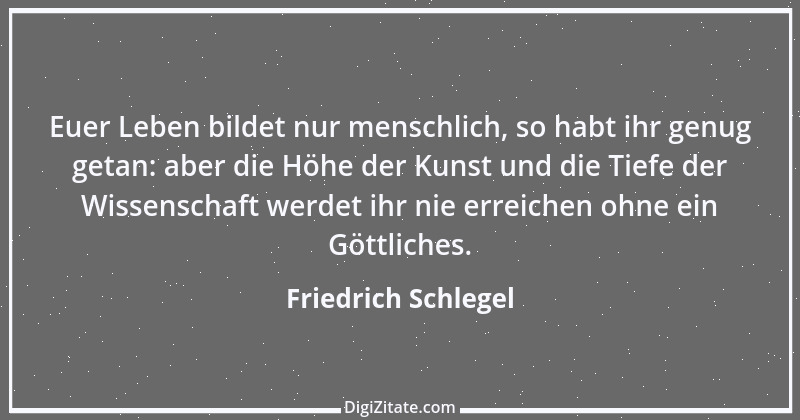 Zitat von Friedrich Schlegel 34