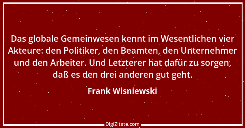 Zitat von Frank Wisniewski 75