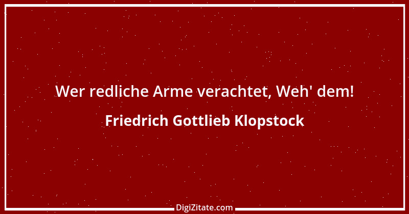 Zitat von Friedrich Gottlieb Klopstock 20