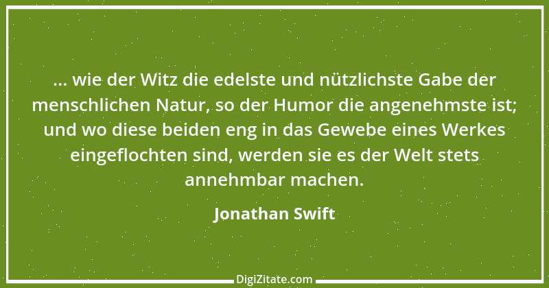 Zitat von Jonathan Swift 56