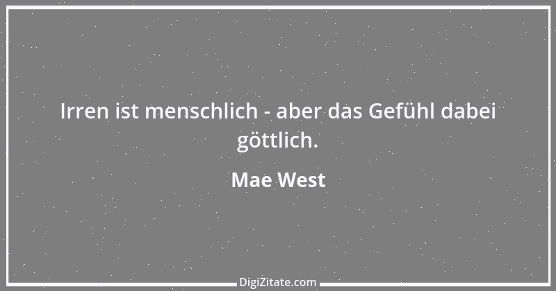 Zitat von Mae West 20