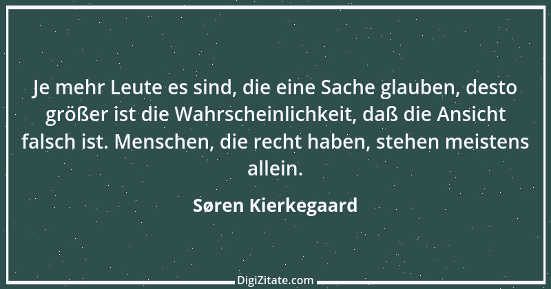 Zitat von Søren Kierkegaard 231