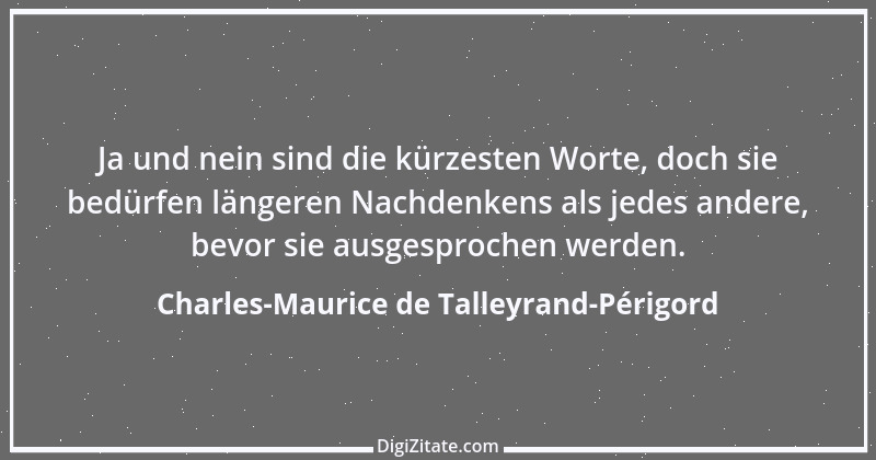 Zitat von Charles-Maurice de Talleyrand-Périgord 36