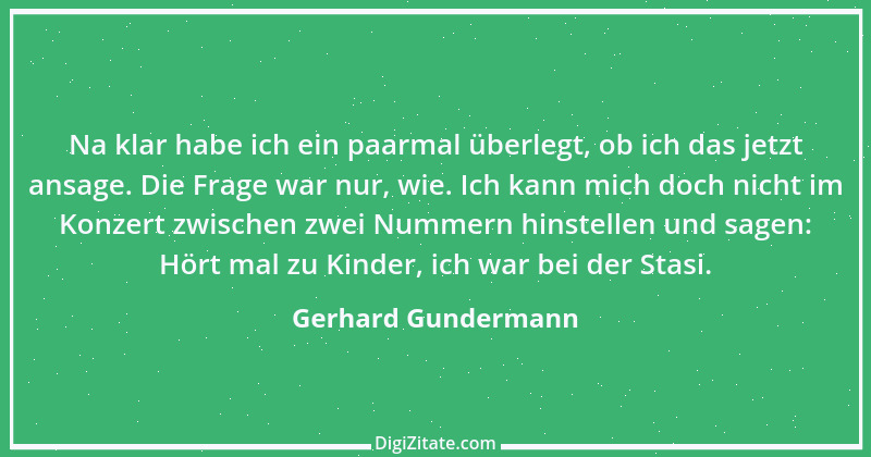 Zitat von Gerhard Gundermann 2