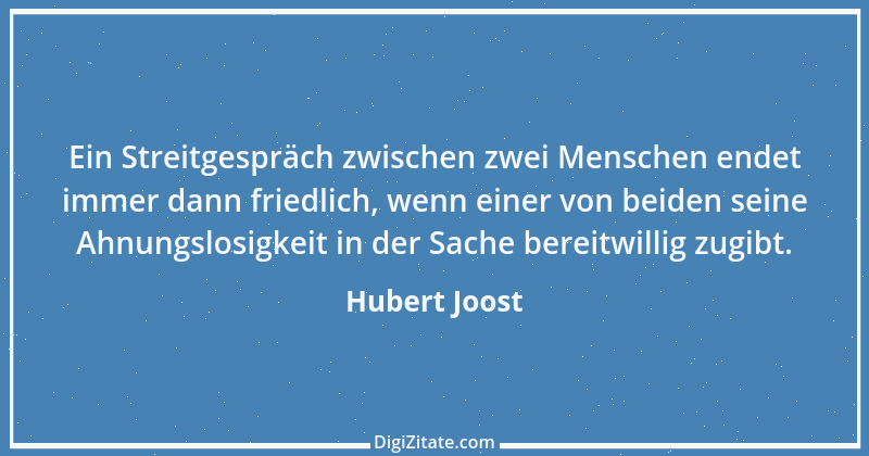 Zitat von Hubert Joost 43