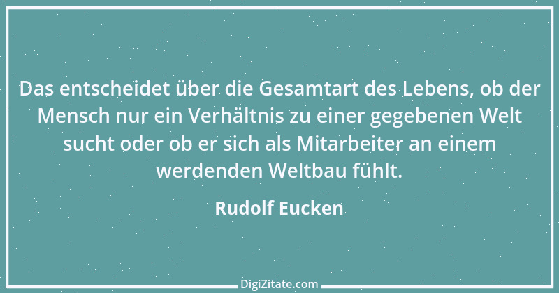 Zitat von Rudolf Eucken 5