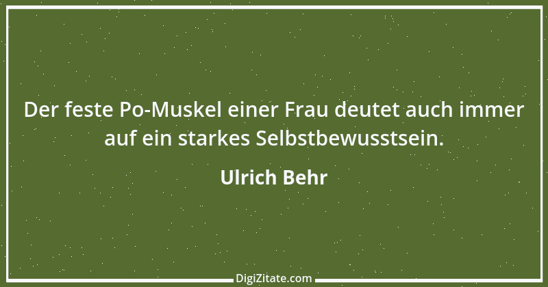 Zitat von Ulrich Behr 1