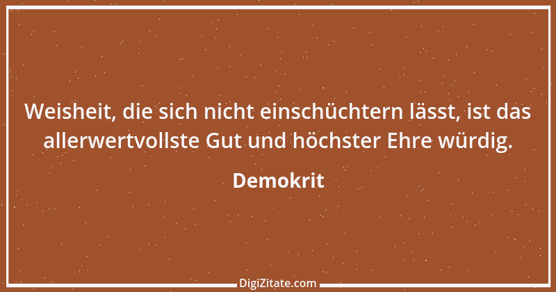 Zitat von Demokrit 194