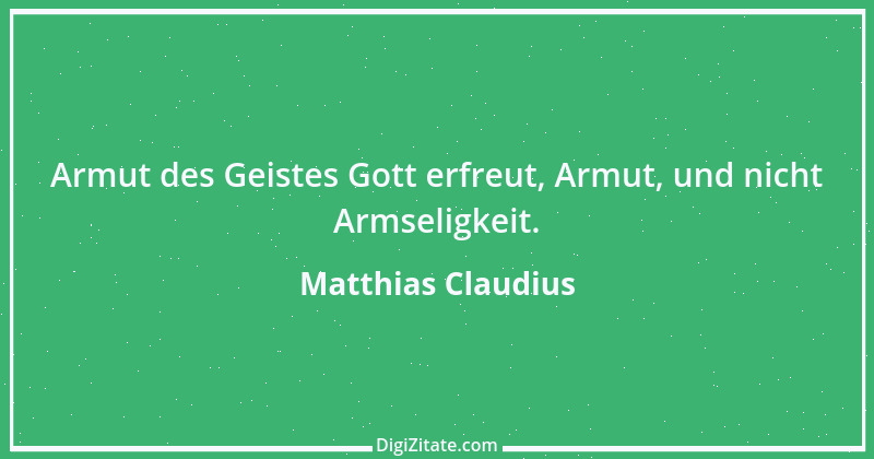 Zitat von Matthias Claudius 188