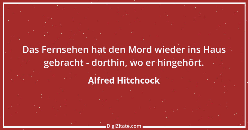 Zitat von Alfred Hitchcock 9