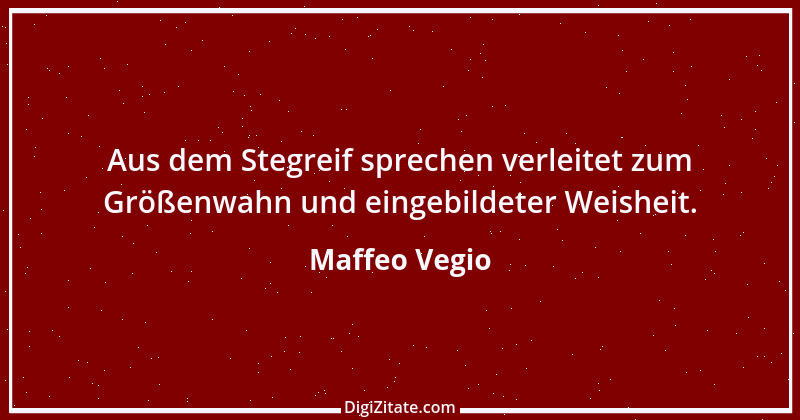 Zitat von Maffeo Vegio 1