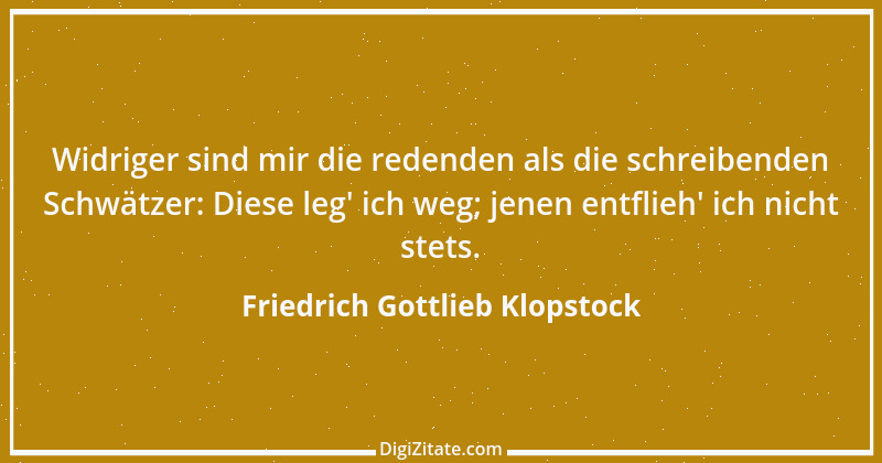 Zitat von Friedrich Gottlieb Klopstock 25