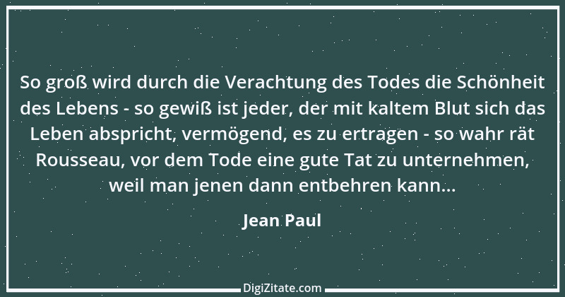 Zitat von Jean Paul 638