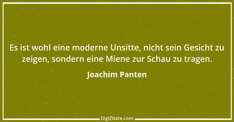 Zitat von Joachim Panten 320