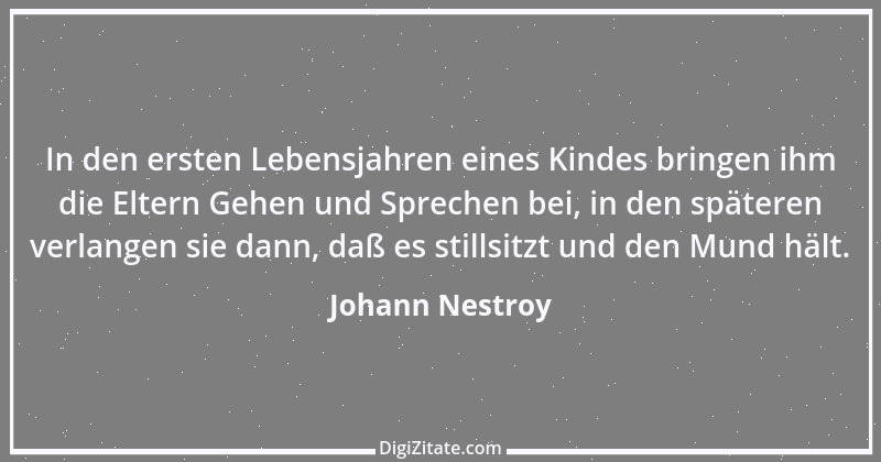 Zitat von Johann Nestroy 141