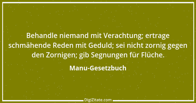 Zitat von Manu-Gesetzbuch 2