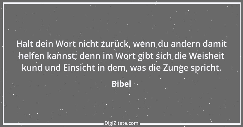 Zitat von Bibel 529