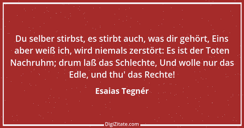 Zitat von Esaias Tegnér 4