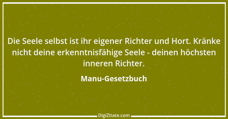 Zitat von Manu-Gesetzbuch 3