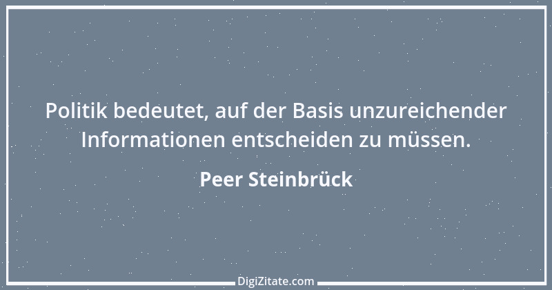 Zitat von Peer Steinbrück 31