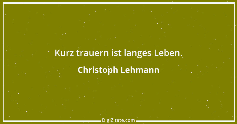 Zitat von Christoph Lehmann 10