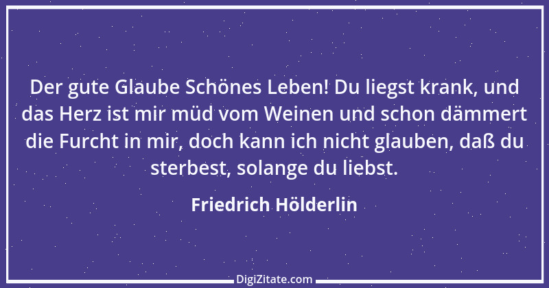 Zitat von Friedrich Hölderlin 5