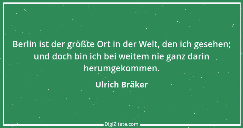 Zitat von Ulrich Bräker 2