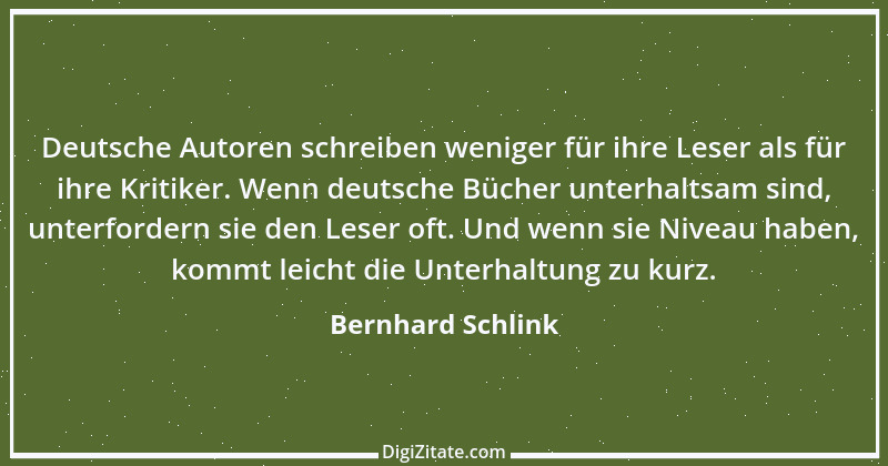 Zitat von Bernhard Schlink 2