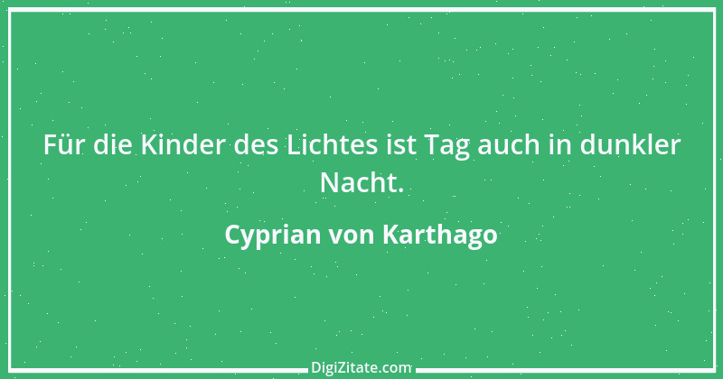 Zitat von Cyprian von Karthago 2