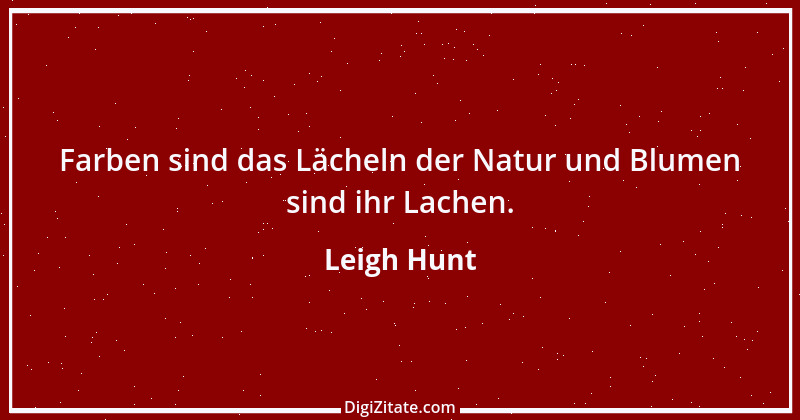 Zitat von Leigh Hunt 3