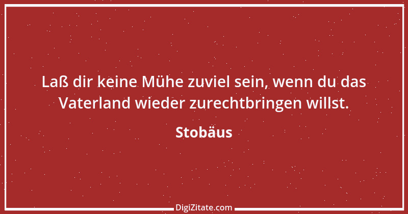 Zitat von Stobäus 1