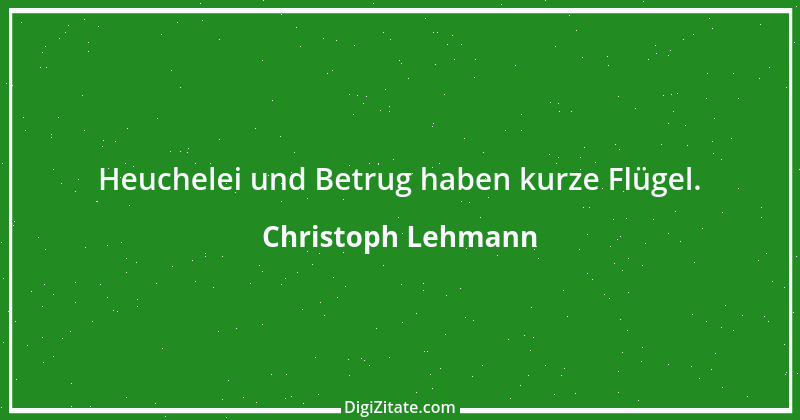 Zitat von Christoph Lehmann 11