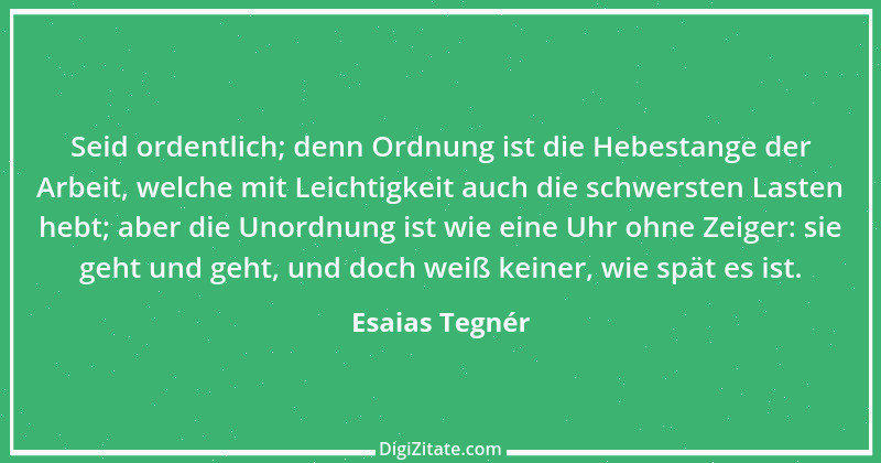 Zitat von Esaias Tegnér 6