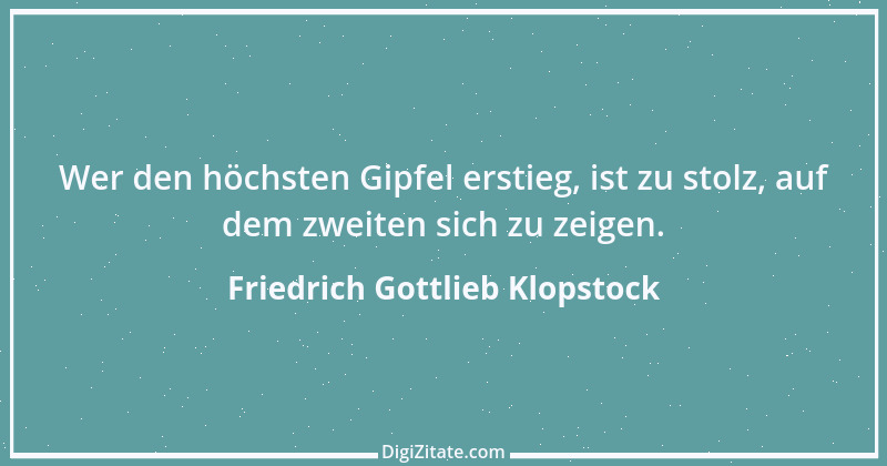 Zitat von Friedrich Gottlieb Klopstock 28