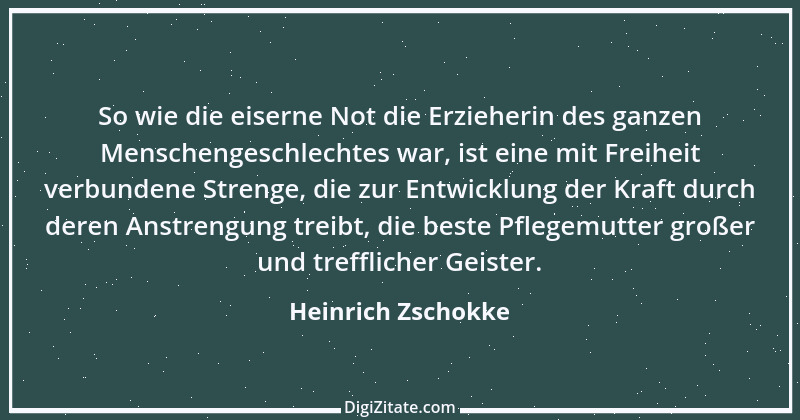 Zitat von Heinrich Zschokke 60