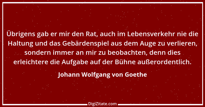 Zitat von Johann Wolfgang von Goethe 496