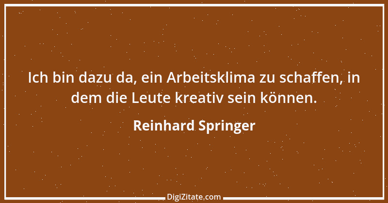 Zitat von Reinhard Springer 1