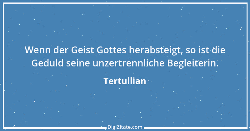 Zitat von Tertullian 8