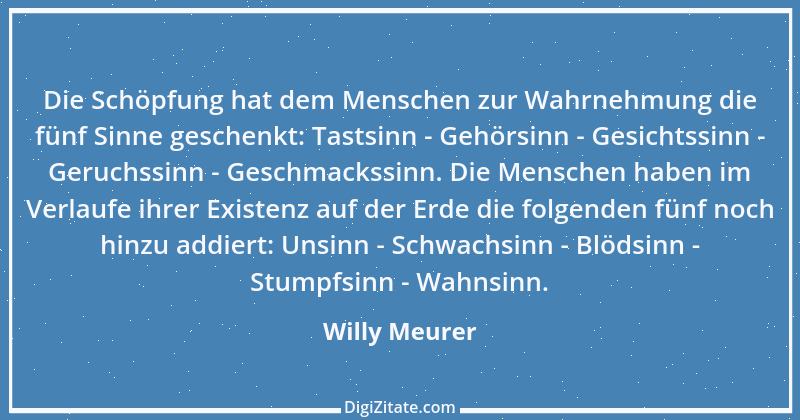 Zitat von Willy Meurer 797