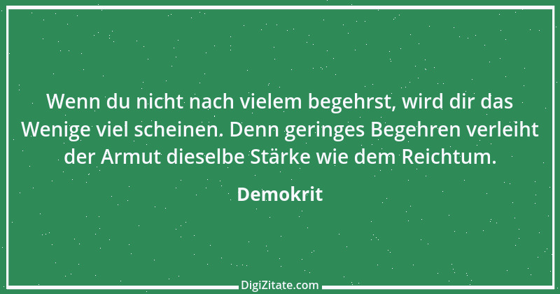 Zitat von Demokrit 201